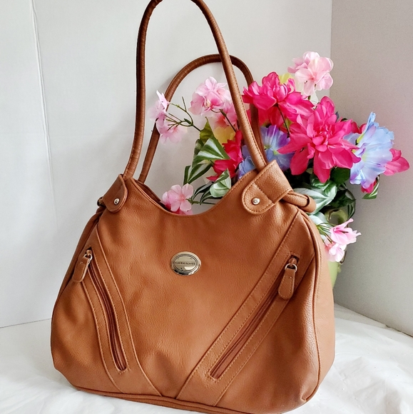 Laura Scott Handbags - Laura Scott light Brown Purse Size large
